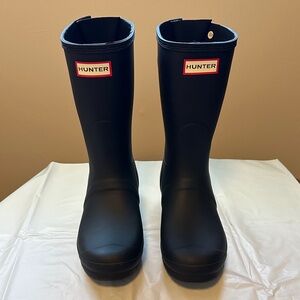 Hunter Women’s Original Short Back Adjustable Rain Boots Size 8